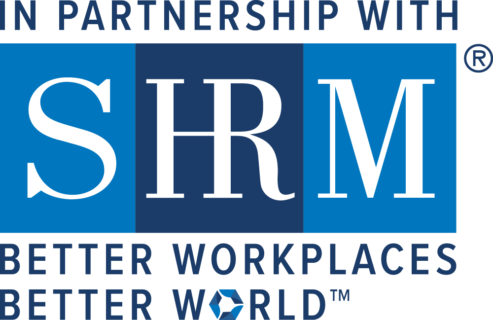 SHRM Logo and its catchphrase - Better Workplaces, Better World